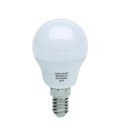 BOMBILLA ESFERICA E-14 LED 7W 3000K